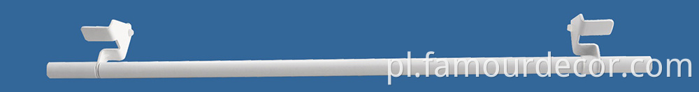 Beautiful Snow White Curtain Rod Coffee Rod